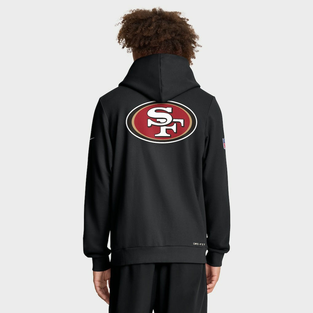 San Francisco 49ers Nike Sideline Standard Issue Utility Player Dri-FIT Full-Zip Hoodie