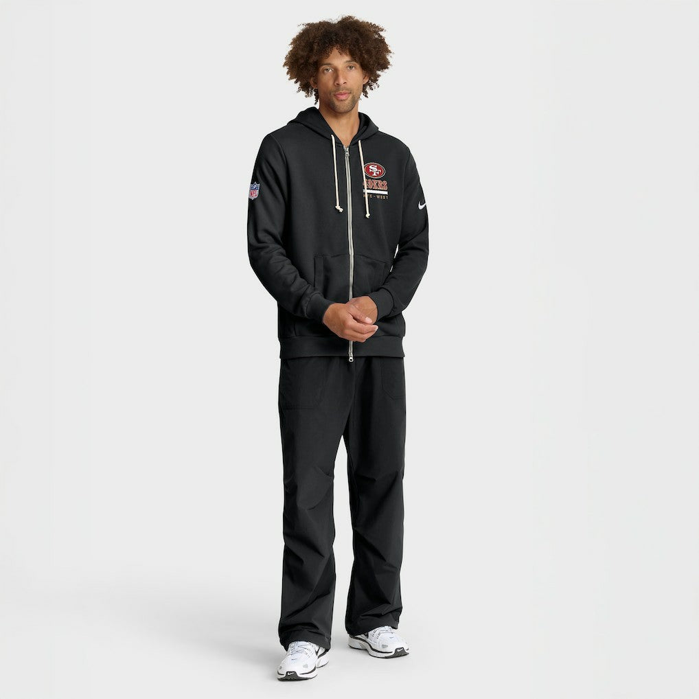 San Francisco 49ers Nike Sideline Standard Issue Utility Player Dri-FIT Full-Zip Hoodie