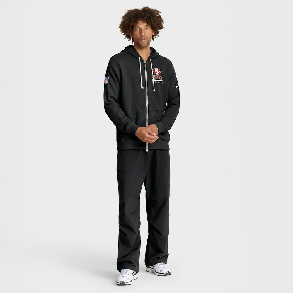 San Francisco 49ers Nike Sideline Standard Issue Utility Player Dri-FIT Full-Zip Hoodie