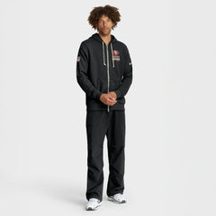 San Francisco 49ers Nike Sideline Standard Issue Utility Player Dri-FIT Full-Zip Hoodie