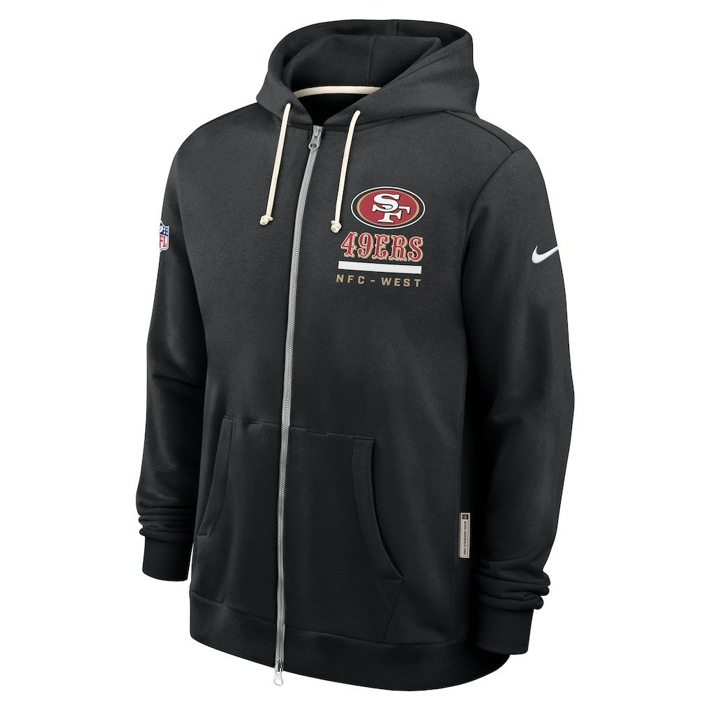 San Francisco 49ers Nike Sideline Standard Issue Utility Player Dri-FIT Full-Zip Hoodie