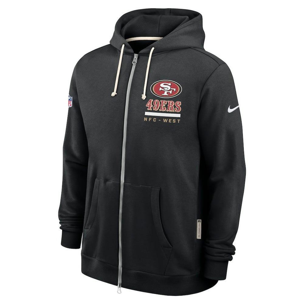San Francisco 49ers Nike Sideline Standard Issue Utility Player Dri-FIT Full-Zip Hoodie