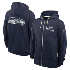 Seattle Seahawks Nike Sideline Standard Issue Utility Player Dri-FIT Full-Zip Hoodie