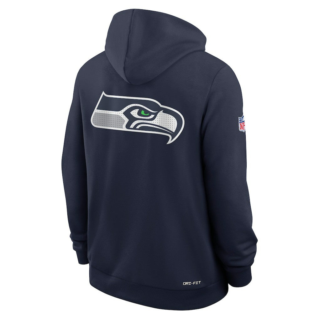 Seattle Seahawks Nike Sideline Standard Issue Utility Player Dri-FIT Full-Zip Hoodie