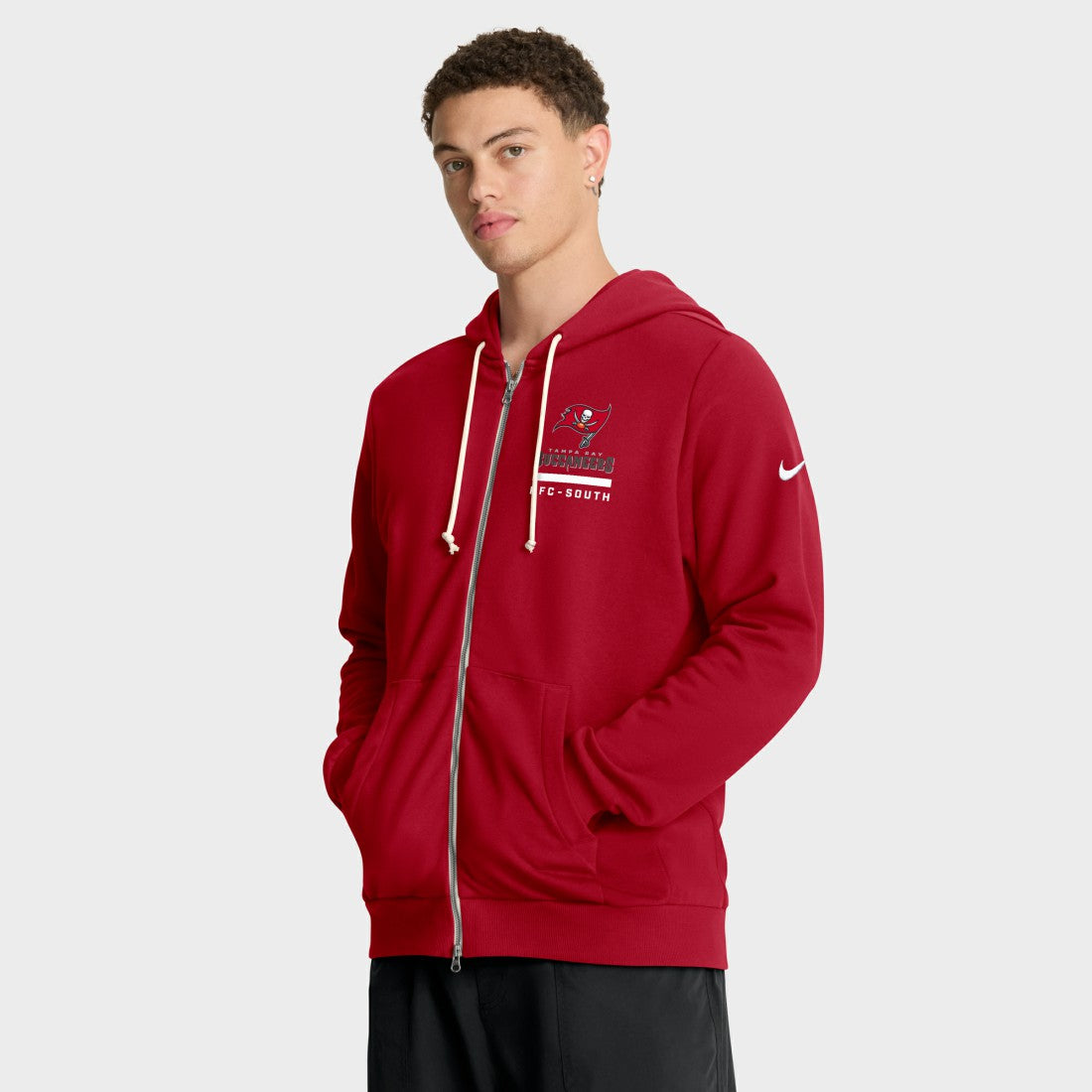 Tampa Bay Buccaneers Nike Sideline Standard Issue Utility Player Dri-FIT Full-Zip Hoodie