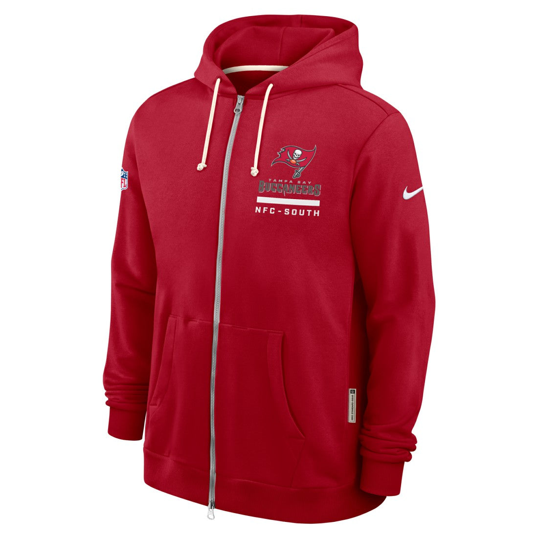Tampa Bay Buccaneers Nike Sideline Standard Issue Utility Player Dri-FIT Full-Zip Hoodie