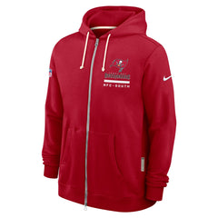 Tampa Bay Buccaneers Nike Sideline Standard Issue Utility Player Dri-FIT Full-Zip Hoodie