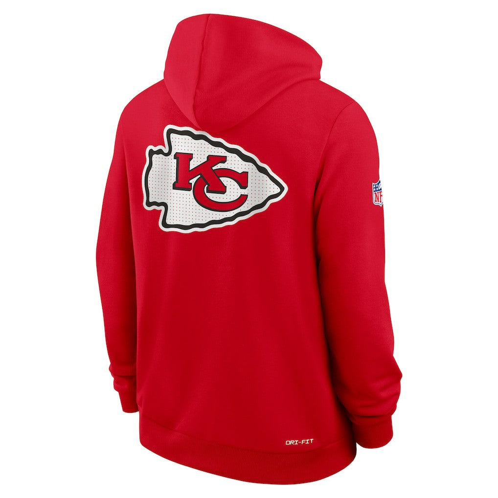 Kansas City Chiefs Nike Sideline Standard Issue Utility Player Dri-FIT Full-Zip Hoodie