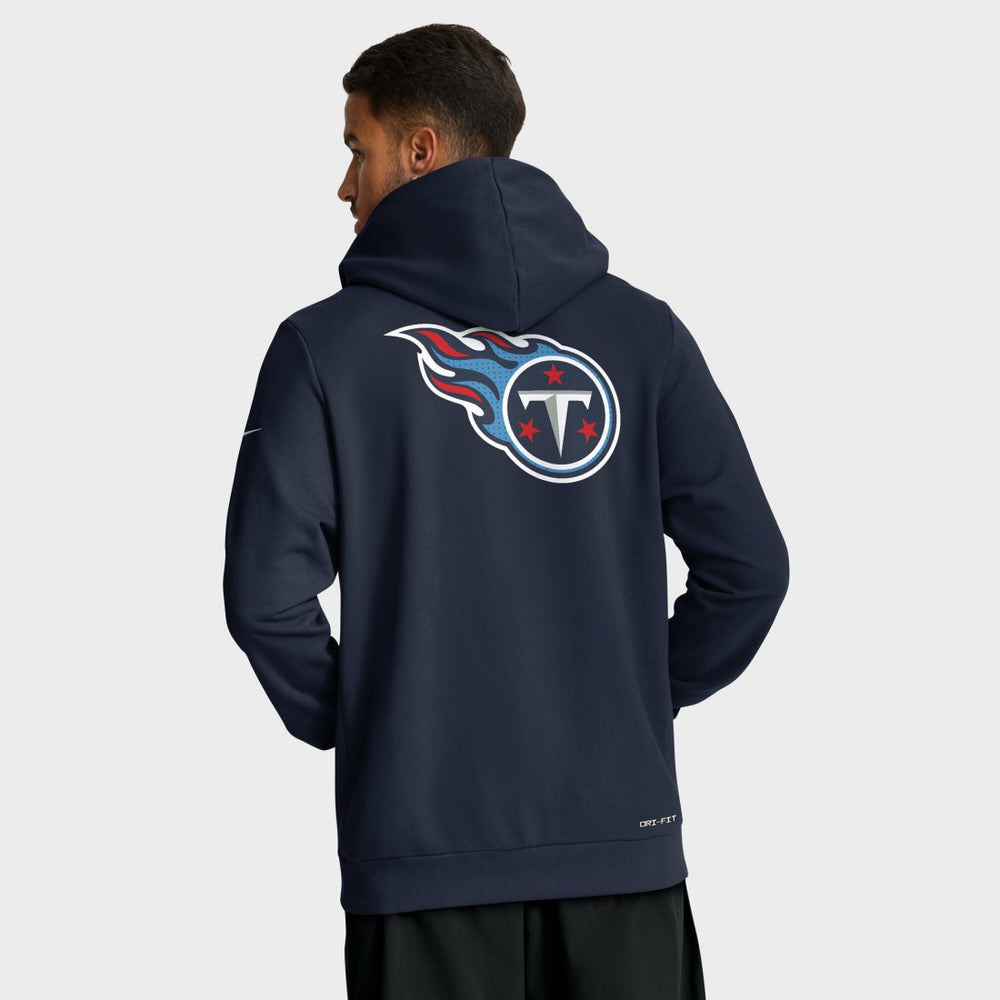 Tennessee Titans Nike Sideline Standard Issue Utility Player Dri-FIT Full-Zip Hoodie