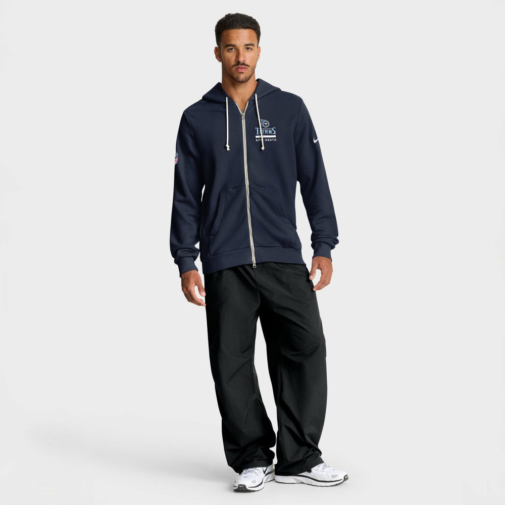 Tennessee Titans Nike Sideline Standard Issue Utility Player Dri-FIT Full-Zip Hoodie