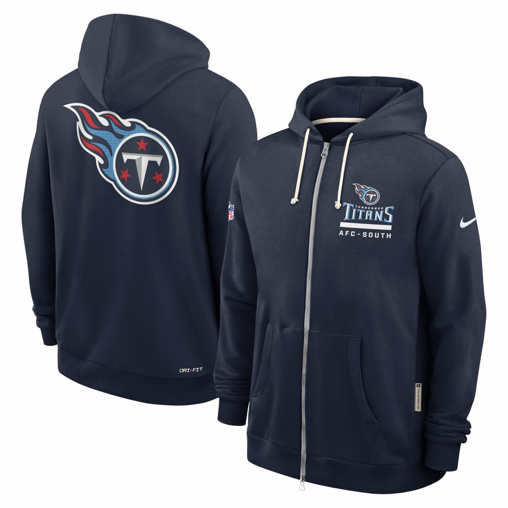 Tennessee Titans Nike Sideline Standard Issue Utility Player Dri-FIT Full-Zip Hoodie