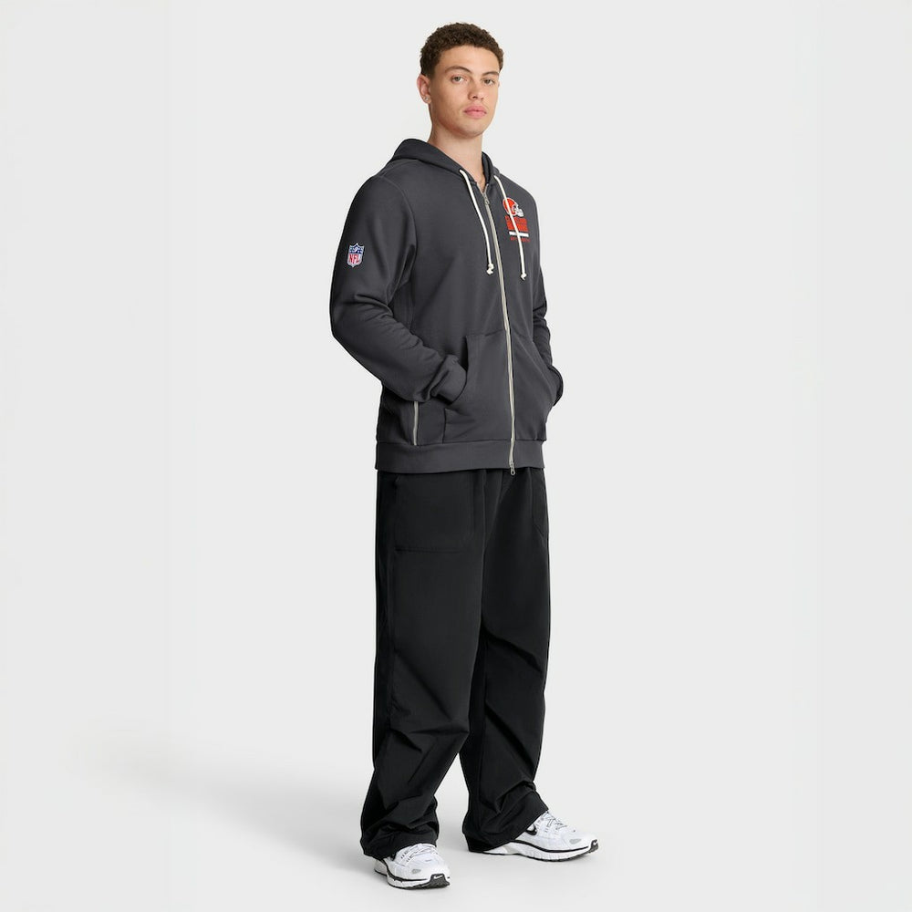 Cleveland Browns Nike Sideline Standard Issue Utility Player Dri-FIT Full-Zip Hoodie
