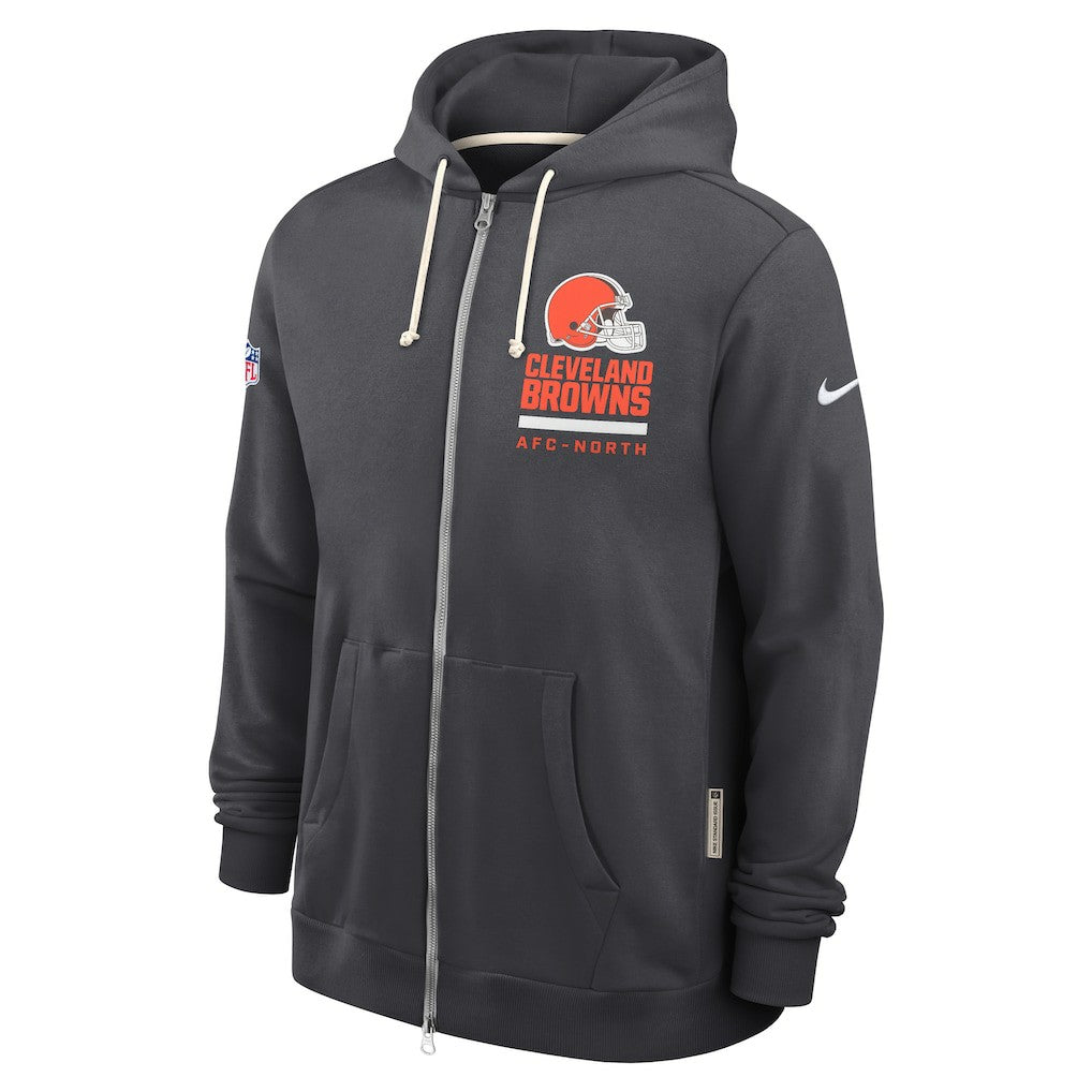 Cleveland Browns Nike Sideline Standard Issue Utility Player Dri-FIT Full-Zip Hoodie