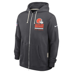 Cleveland Browns Nike Sideline Standard Issue Utility Player Dri-FIT Full-Zip Hoodie