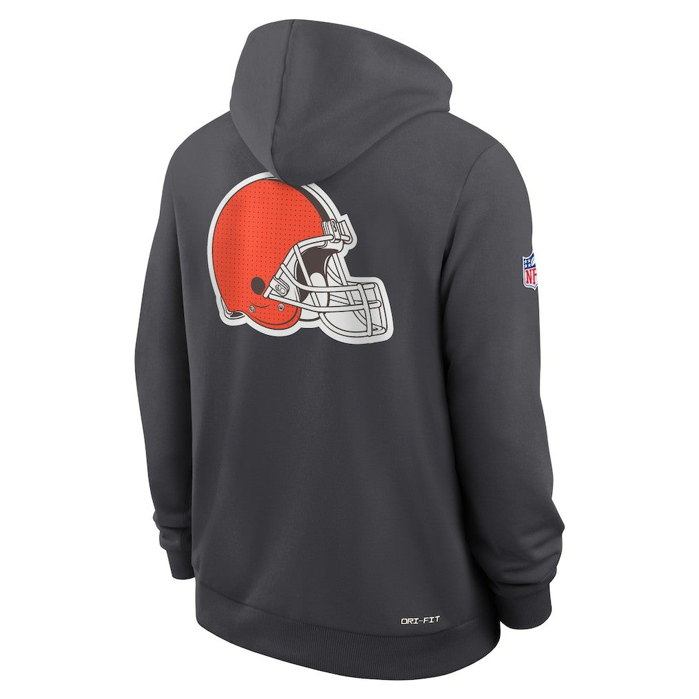 Cleveland Browns Nike Sideline Standard Issue Utility Player Dri-FIT Full-Zip Hoodie