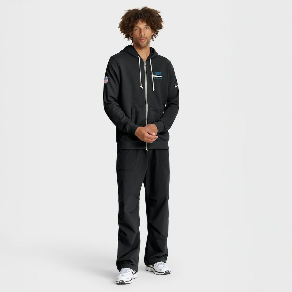 Carolina Panthers Nike Sideline Standard Issue Utility Player Dri-FIT Full-Zip Hoodie
