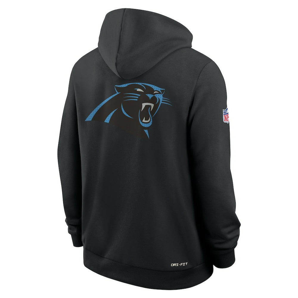Carolina Panthers Nike Sideline Standard Issue Utility Player Dri-FIT Full-Zip Hoodie