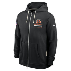 Cincinnati Bengals Nike Sideline Standard Issue Utility Player Dri-FIT Full-Zip Hoodie