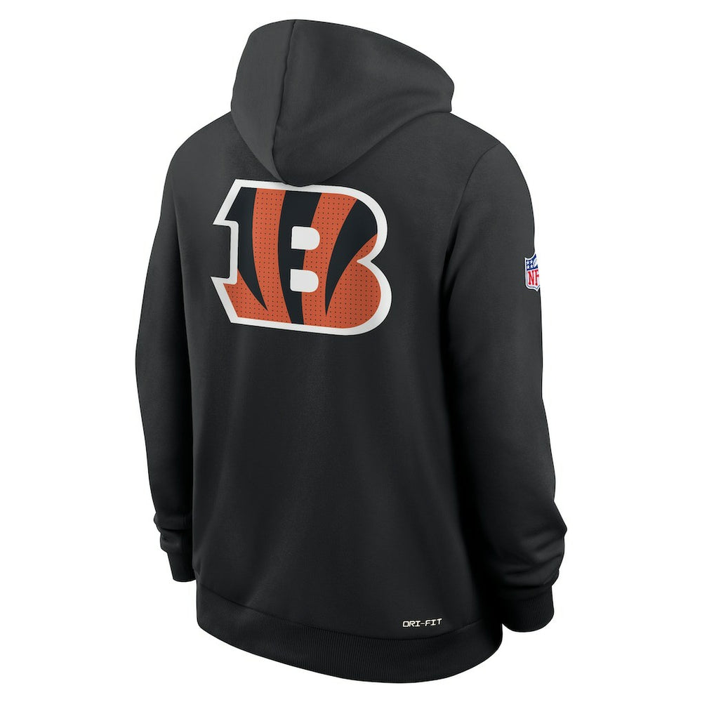 Cincinnati Bengals Nike Sideline Standard Issue Utility Player Dri-FIT Full-Zip Hoodie
