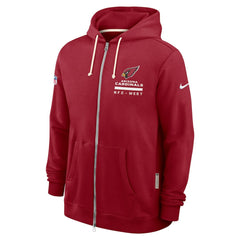 Arizona Cardinals Nike Sideline Standard Issue Utility Player Dri-FIT Full-Zip Hoodie
