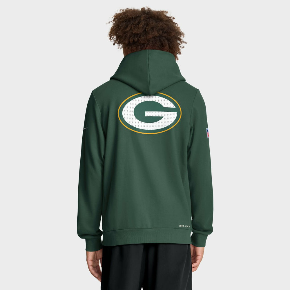 Green Bay Packers Nike Sideline Standard Issue Utility Player Dri-FIT Full-Zip Hoodie