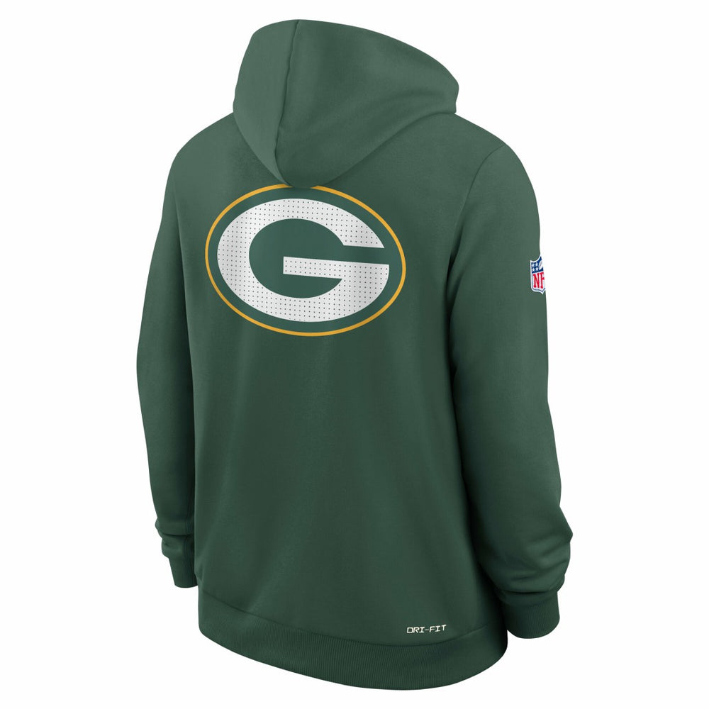 Green Bay Packers Nike Sideline Standard Issue Utility Player Dri-FIT Full-Zip Hoodie