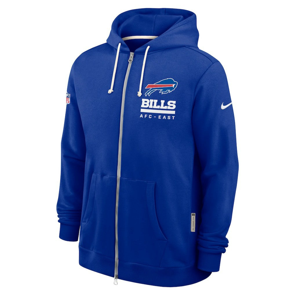 Buffalo Bills Nike Sideline Standard Issue Utility Player Dri-FIT Full-Zip Hoodie