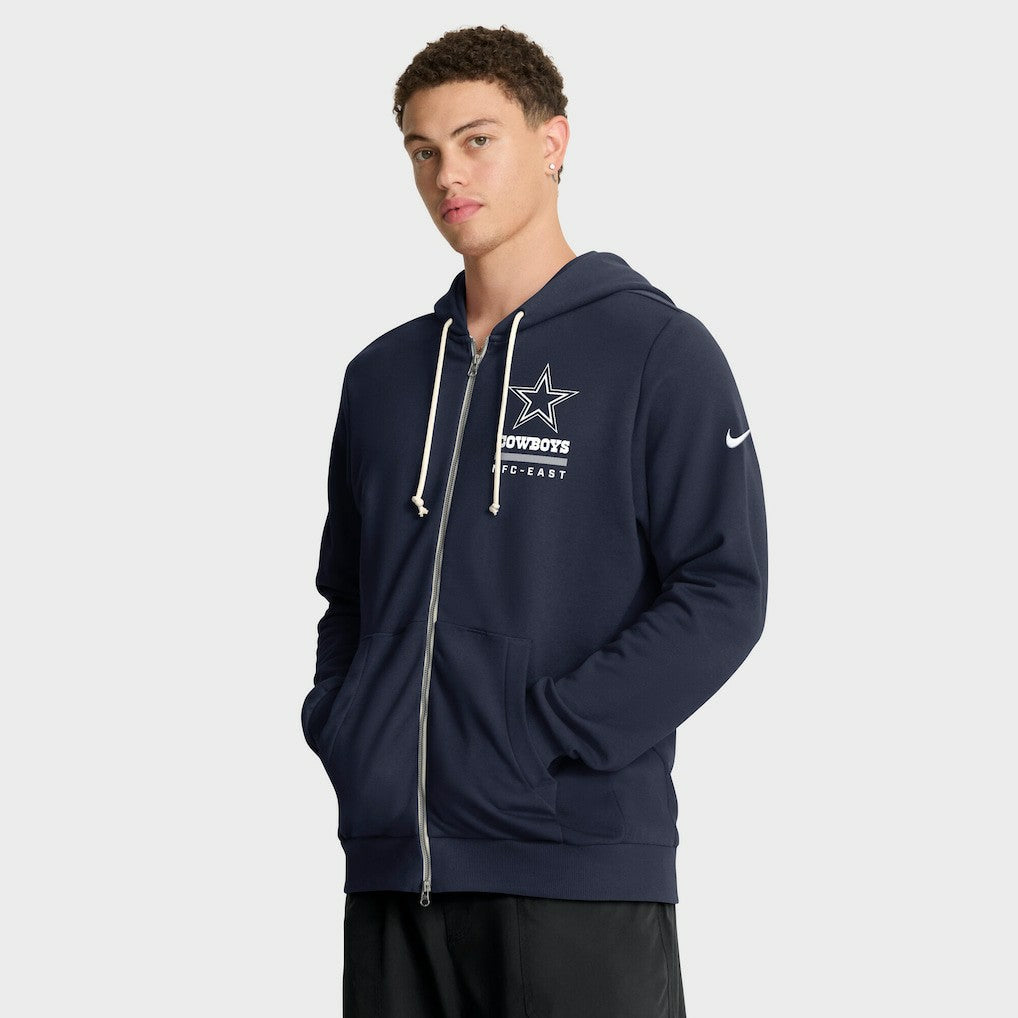 Dallas Cowboys Nike Sideline Standard Issue Utility Player Dri-FIT Full-Zip Hoodie