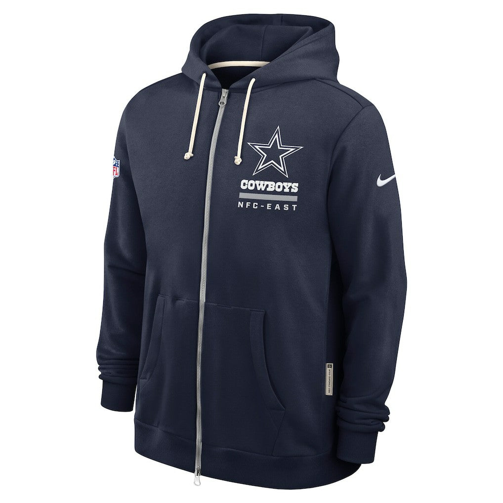 Dallas Cowboys Nike Sideline Standard Issue Utility Player Dri-FIT Full-Zip Hoodie