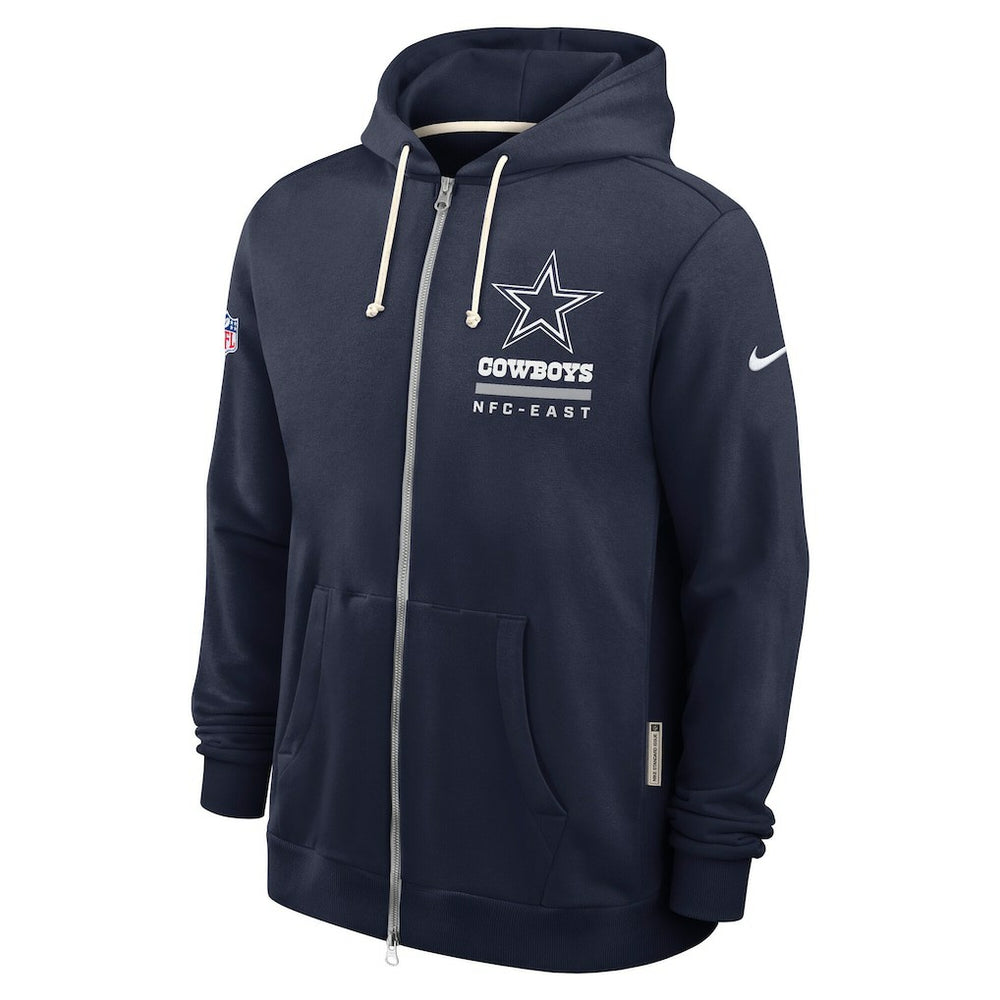 Dallas Cowboys Nike Sideline Standard Issue Utility Player Dri-FIT Full-Zip Hoodie