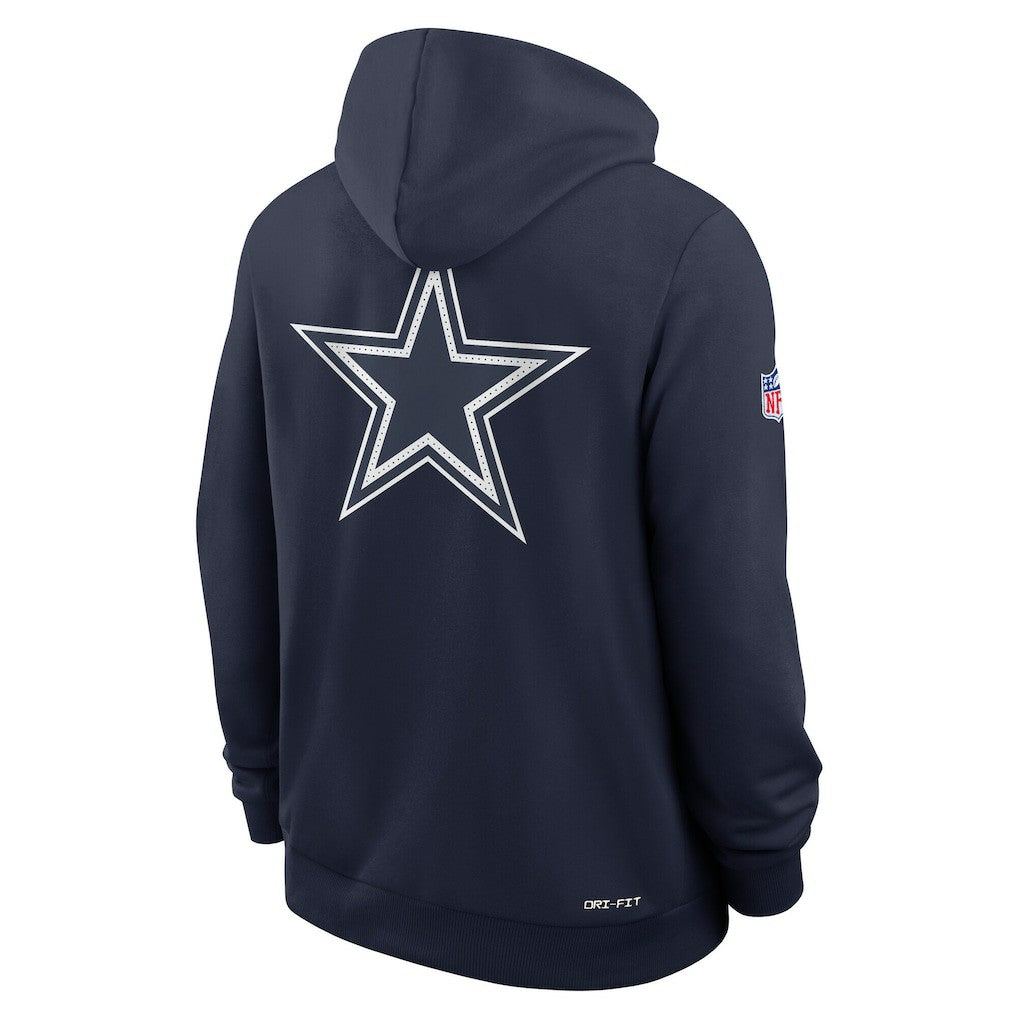 Dallas Cowboys Nike Sideline Standard Issue Utility Player Dri-FIT Full-Zip Hoodie