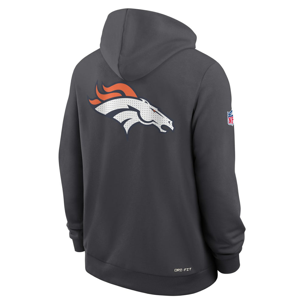 Denver Broncos Nike Sideline Standard Issue Utility Player Dri-FIT Full-Zip Hoodie