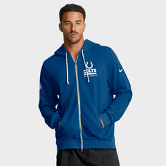 Indianapolis Colts Nike Sideline Standard Issue Utility Player Dri-FIT Full-Zip Hoodie