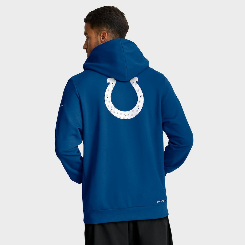 Indianapolis Colts Nike Sideline Standard Issue Utility Player Dri-FIT Full-Zip Hoodie