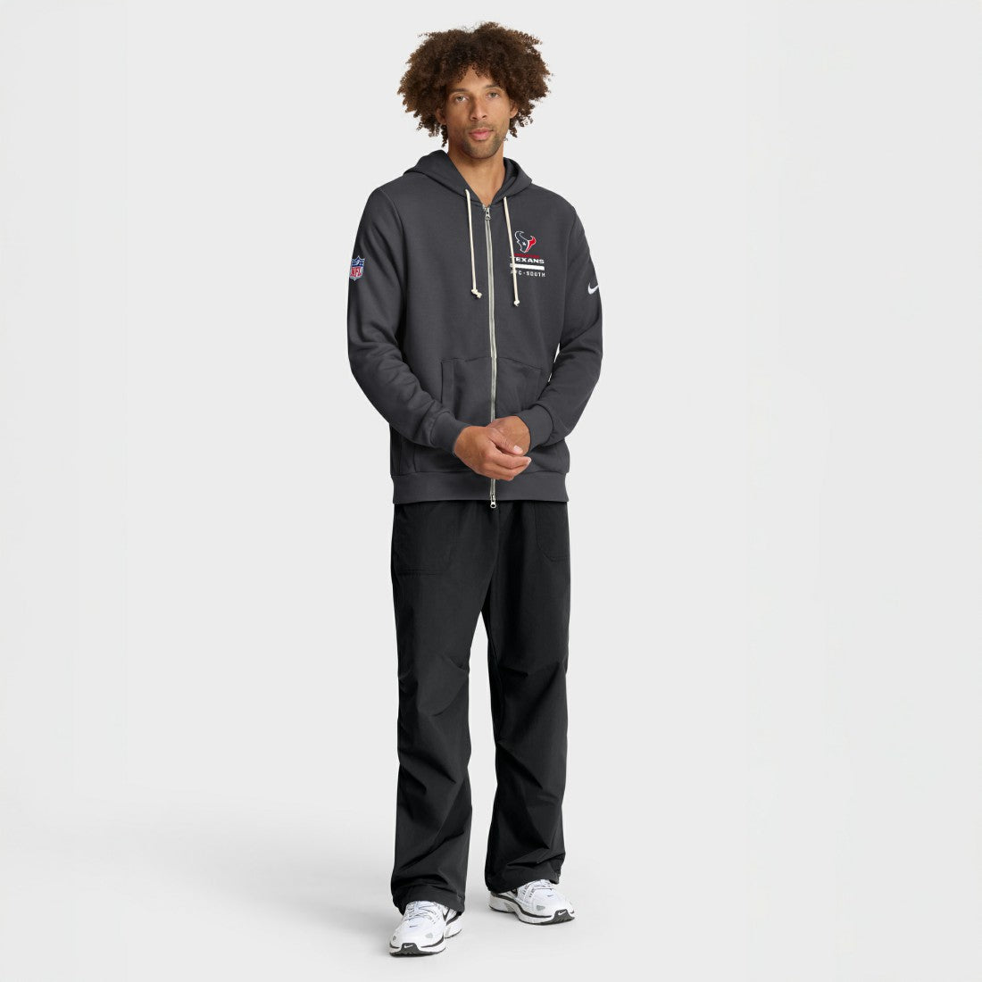 Houston Texans Nike Sideline Standard Issue Utility Player Dri-FIT Full-Zip Hoodie