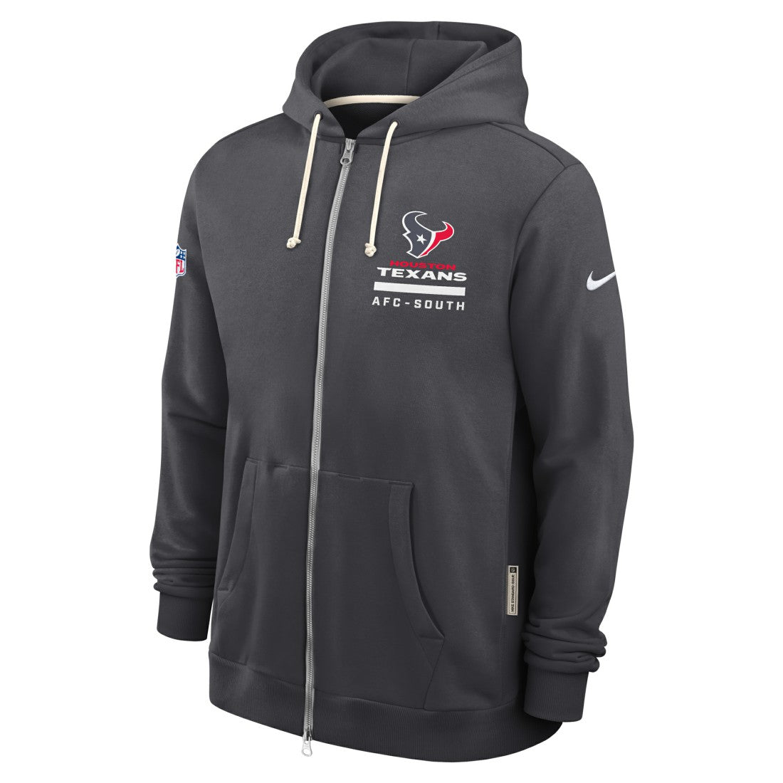 Houston Texans Nike Sideline Standard Issue Utility Player Dri-FIT Full-Zip Hoodie
