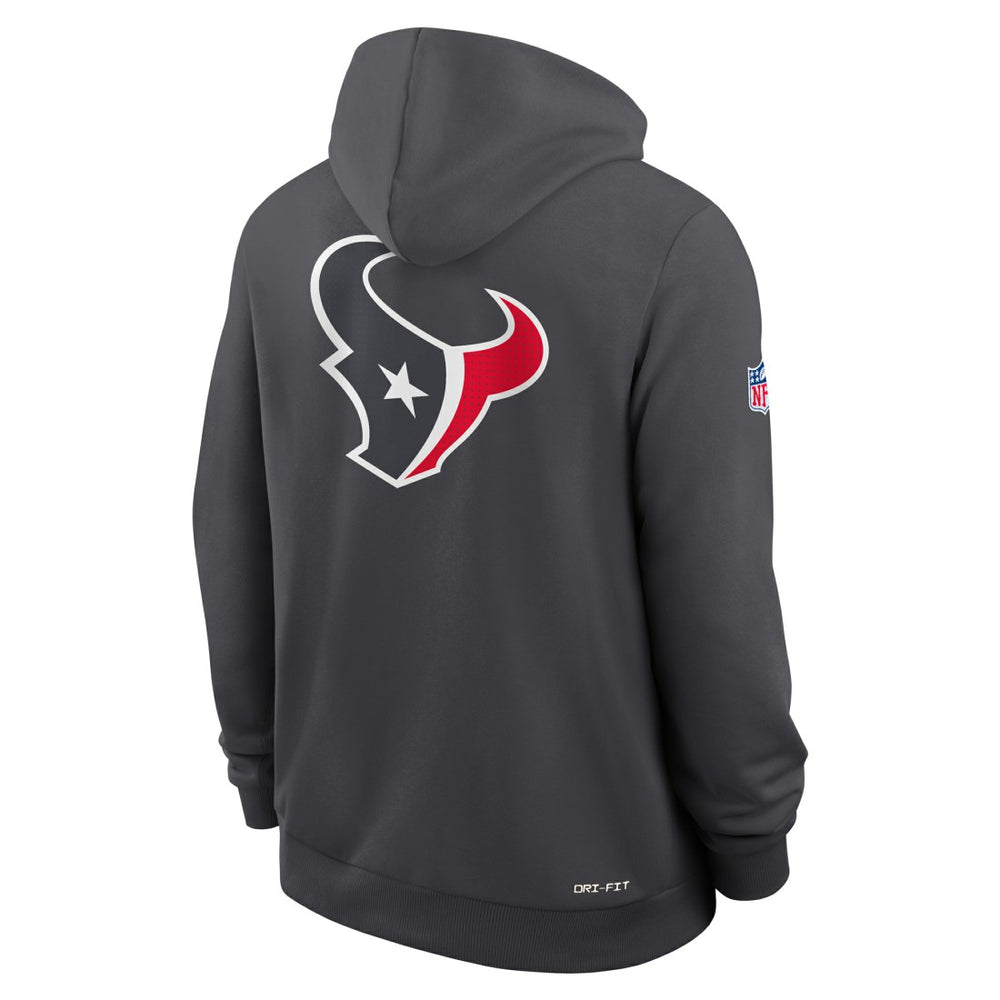 Houston Texans Nike Sideline Standard Issue Utility Player Dri-FIT Full-Zip Hoodie