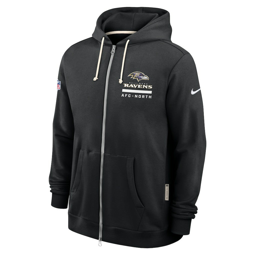 Baltimore Ravens Nike Sideline Standard Issue Utility Player Dri-FIT Full-Zip Hoodie