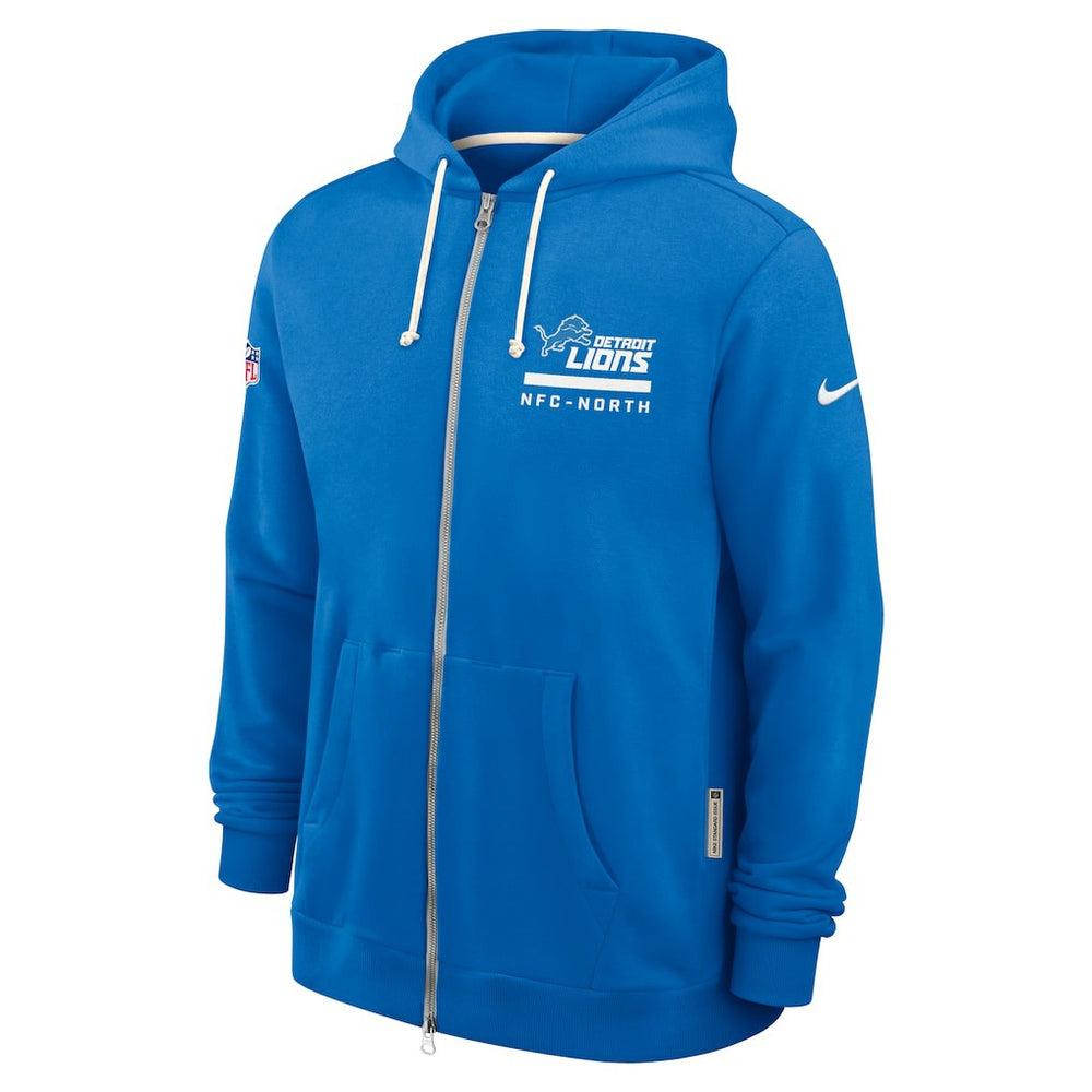 Detroit Lions Nike Sideline Standard Issue Utility Player Dri-FIT Full-Zip Hoodie