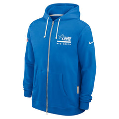 Detroit Lions Nike Sideline Standard Issue Utility Player Dri-FIT Full-Zip Hoodie