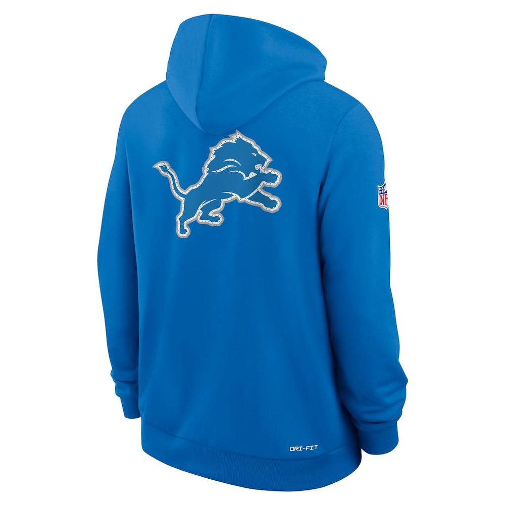 Detroit Lions Nike Sideline Standard Issue Utility Player Dri-FIT Full-Zip Hoodie