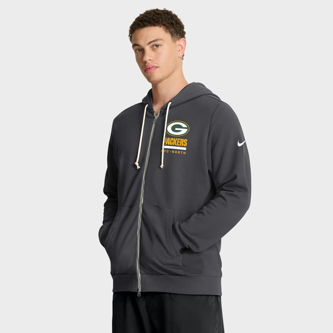 Green Bay Packers Nike Sideline Standard Issue Utility Player Dri-FIT Full-Zip Hoodie