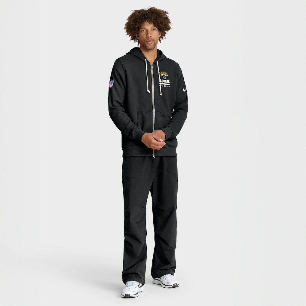 Jacksonville Jaguars Nike Sideline Standard Issue Utility Player Dri-FIT Full-Zip Hoodie