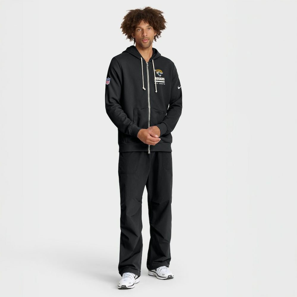 Jacksonville Jaguars Nike Sideline Standard Issue Utility Player Dri-FIT Full-Zip Hoodie