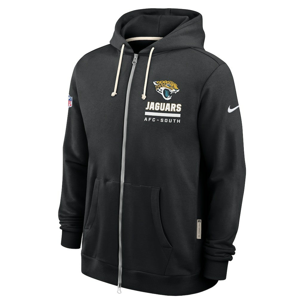 Jacksonville Jaguars Nike Sideline Standard Issue Utility Player Dri-FIT Full-Zip Hoodie