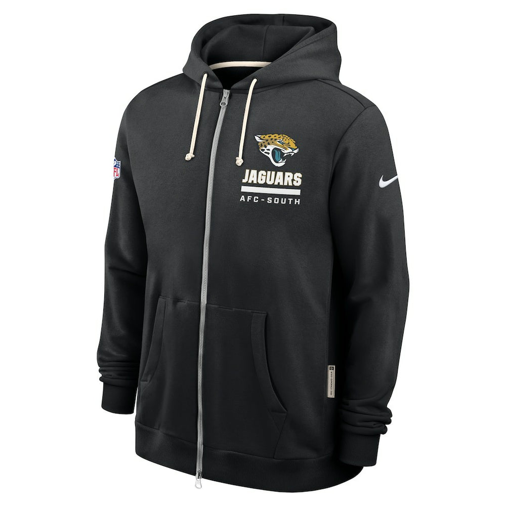 Jacksonville Jaguars Nike Sideline Standard Issue Utility Player Dri-FIT Full-Zip Hoodie