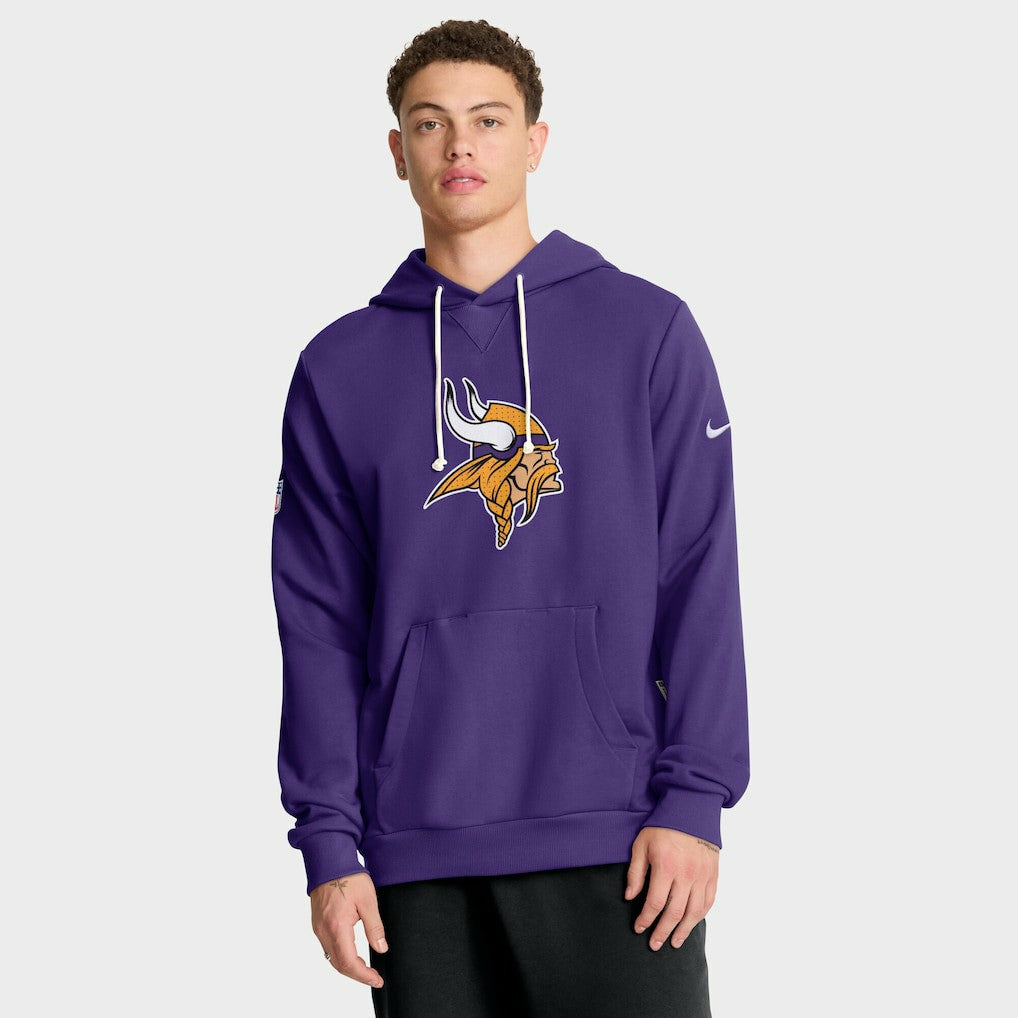 Minnesota Vikings Nike Sideline Standard Issue Initial Home Dri-FIT Hoodie