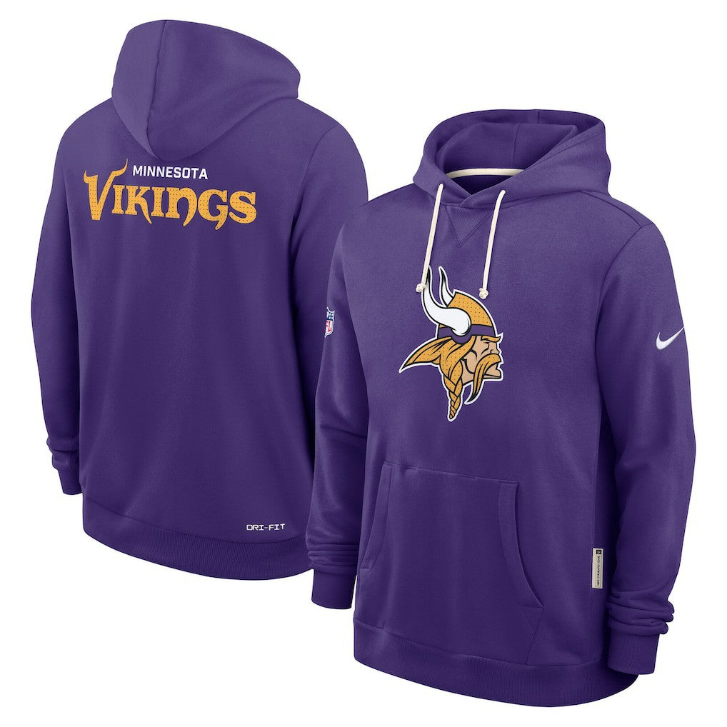 Minnesota Vikings Nike Sideline Standard Issue Initial Home Dri-FIT Hoodie
