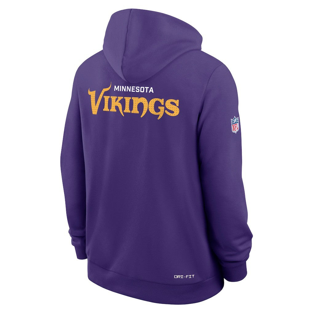Minnesota Vikings Nike Sideline Standard Issue Initial Home Dri-FIT Hoodie