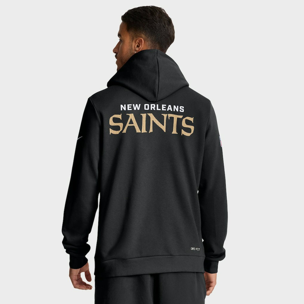 New Orleans Saints Nike Sideline Standard Issue Initial Home Dri-FIT Hoodie